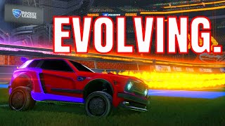 EVOLVING Rocket League Montage [upl. by Goodman]