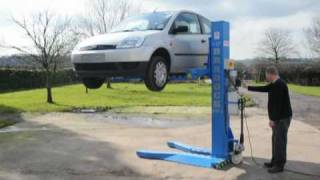 Bradock 5 series portable car lift [upl. by Nakre]