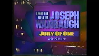 1992 NBC From the Files of Joseph Wambaugh A Jury of One promos [upl. by Scully]