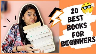 Beginners guide 101Top 20 Books for beginners 📚Book recommendations for all types of people✨ [upl. by Ynotna]