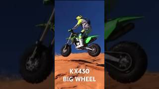 KX450 Fat Tire Dirt Bike Shreds Sand Dunes 🚀 motocross dirtbike shorts [upl. by Rehotsirk]