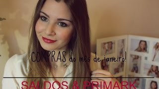 COMPRAS de Janeiro  SALDOS amp PRIMARK [upl. by Rakel]