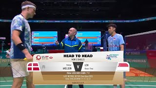 R32  MS  Victor Axelsen DEN vs Loh Kean Yew SGP  Malaysia Open 2024 [upl. by Enotna49]