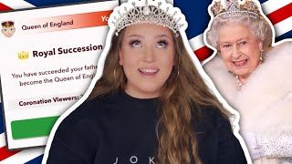 BECOMING THE QUEEN OF ENGLAND IN BITLIFE ROYALTY UPDATE [upl. by Angid]