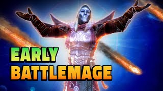 Skyrim A Perfectly Balanced Starting Battlemage Build [upl. by Novyert]