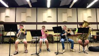 Brahms Symphony No 2 Low Brass Excerpt [upl. by Ayikur]