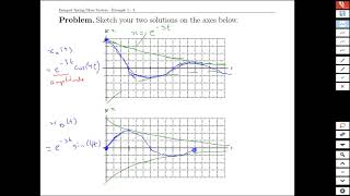 Topic 114 Damped SpringMass SystemExample 1 [upl. by Wilder]