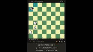 Josevito Tapulgo vs NM Alfred Acaling III chess shorts [upl. by Eelrehpotsirhc384]