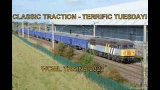 Classic Traction Terrific Tuesday WCML Trains  DIRFT 17th October 2023 [upl. by Sirak952]