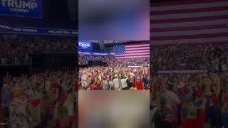 For the record THIS IS THE LOUDEST TRUMP RALLY EVER Philadelphia is on 🔥 trumprallypa [upl. by Leiba]