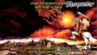 Rhapsody  Land of Immortals Lyrics amp Sub Español [upl. by Bensen583]