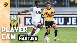 PLAYER CAM Lennard Hartjes vs NAC Breda [upl. by Nalyd]