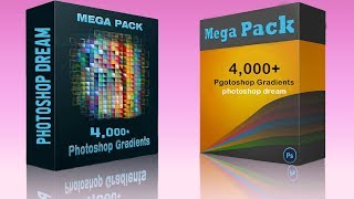 4000 Free Photoshop Gradients Pack for Designers  photoshop dream [upl. by Hareenum618]