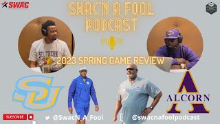 Alcorn State and Southern University 2023 Spring Football Review [upl. by Monty]