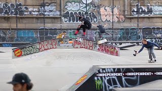 SKATEGOAT DESTROYS LES SKATEPARK IN NEW YORK CITY [upl. by Acinat408]