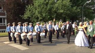 Schützenfest in Grevenbroich  Südstadt 2017 Regimentsabnahme 20Juni 2017 [upl. by Selby]