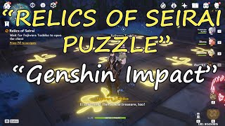 Relics Of Seriai Puzzle  World Quest Genshin Impact [upl. by Shumway]