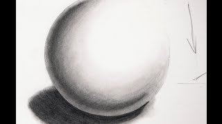 Realistic Drawing Tutorial 38 How To Draw A Sphere [upl. by Tasiana]