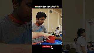 Fastest Pawan Ravindra cube solve in 558sec 🤯 world record 🇮🇳sorts viral rubikscube [upl. by Anoiek]