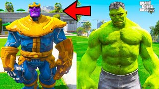 THANOS BROTHER CAME TO KILL ALL AVENGERS IN GTA 5 MODS WHO WILL WIN MUST WATCH [upl. by Eilatan78]