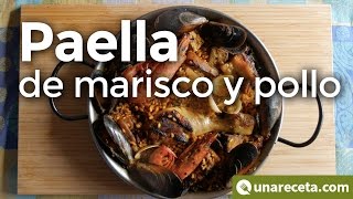 Paella de marisco y pollo ¡Una combinación perfecta [upl. by Beuthel]