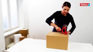 tesapack® Packaging Tape Dispenser  the easy way of sealing boxes [upl. by Eckel]