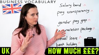 Whats the Average Salary in the UK Advanced English Vocabulary [upl. by Aimahs20]