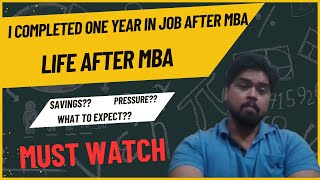 I Completed One Year in Job After MBA  MBA Job Review  Life After MBA  Was MBA Worth It [upl. by Maury]