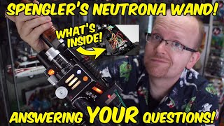 Hasbro Spenglers Neutrona Wand Answering YOUR questions  first look at the inside [upl. by Adelia487]