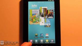 Review Kobo Vox as an eReader w Kobos App Kindle Nook Zinio Press Reader [upl. by Sixele]