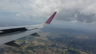 Landing in Rome Ciampino Airport Wizz Air A320 [upl. by Lesh]