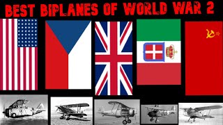 Top 5 Best Fighter Biplanes of World War 2 [upl. by Von436]