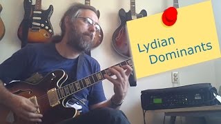 Melodic Minor  Lydian Dominant  Jazz Guitar Theory Lesson [upl. by Nylodnarb]