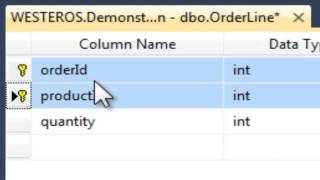 Creating Primary and Foreign Keys in SQL Server 2012 [upl. by Nawram]