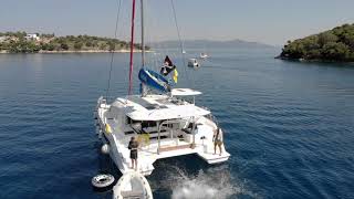 flotilla lefkada Greece sunsail 2018 [upl. by Aciretehs837]