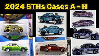 2024 Hot Wheels Super Treasure Hunts Cases A Through H [upl. by Eiramait768]