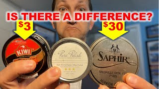 Cheap vs High End Shoe Polish  Is it Worth it [upl. by Ponzo234]