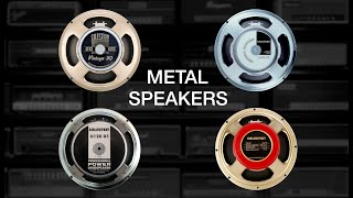 Vintage 30 • Redback • G12T75 • G12K ⚡️ Celestion Metal Speaker Comparison [upl. by Ehcsrop]