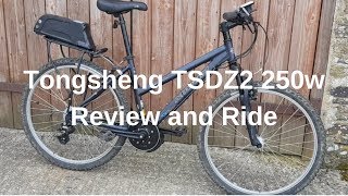 Tongsheng TSDZ2 review and ride [upl. by Nylyak289]