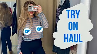 The BEST Transparent Clothes I Try on Haul At The Mall [upl. by Htebzil]