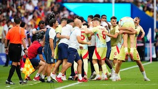 Spain wins Olympics Paris 2024 mens football final [upl. by Aniham]