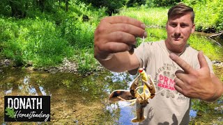 Crawdad Fishing in the Creek [upl. by Corotto488]