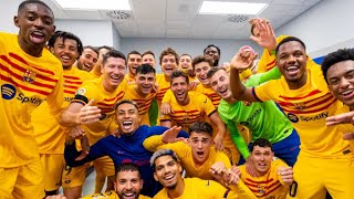 LA LIGA CELEBRATIONS IN THE LOCKER ROOM 💙❤️ [upl. by Lienad]