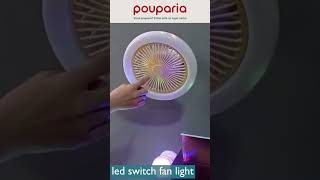 Ventilador e Iluminação Inteligente Compacto 30W E27 com Controle Remoto Sem Fio [upl. by Ayekahs]