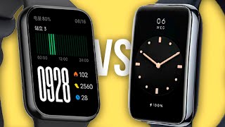 Comparativo XIAOMI MI BAND 8 PRO vs MI BAND 7 PRO  Quais as diferenças Qual vale mais a pena [upl. by Stoller]