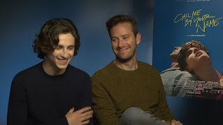 Armie Hammer amp Timothée Chalamet cute moments Part 2 [upl. by Florenza]