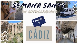 Viaje en autocaravana por Andalucía 33 Cádiz Ronda Zahara Vejer y Caños de Meca en camper [upl. by Lynde]