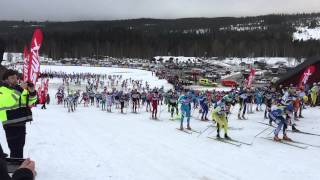 Vasaloppet 2015  Första backen  first climb [upl. by Guglielmo]