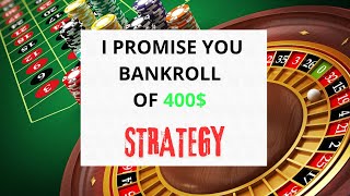 Roulette Strategy  The Most Successful Way to Build a Bankroll 400 in Under 10 Minutes part 2 [upl. by Stella]