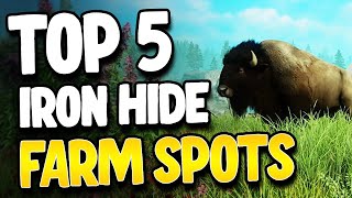 Best Iron hide Farm Locations In New World [upl. by Nawed]